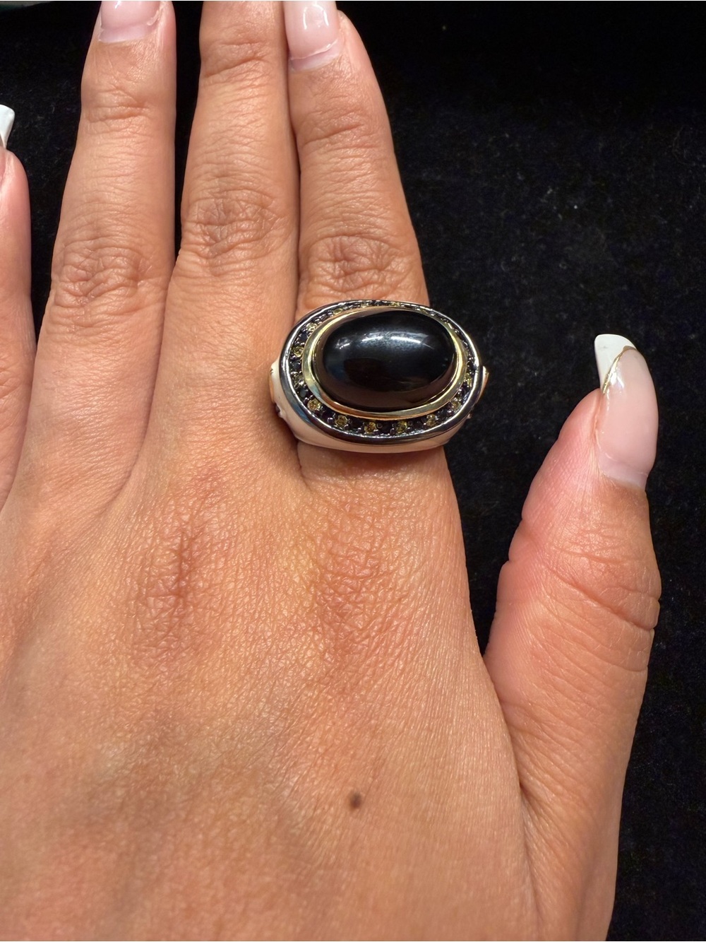 Joan Boyce Cocktail Statement Ring - SZ 8